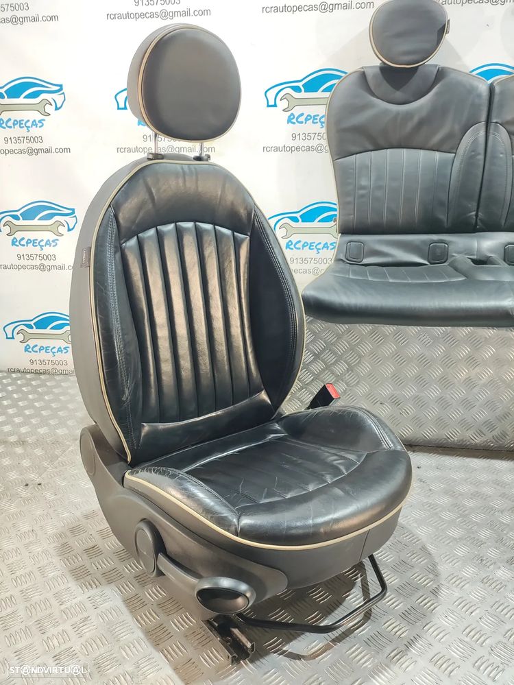 BANCOS PELE ORIGINAIS MINI COOPER S R56 R55 CLUBMAN R57 CABRIO - 2