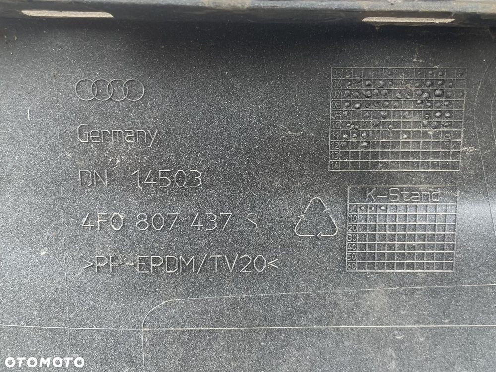 AUDI S6 C6 ZDERZAK PRZEDNI PRZÓD 4F0807437S - 13
