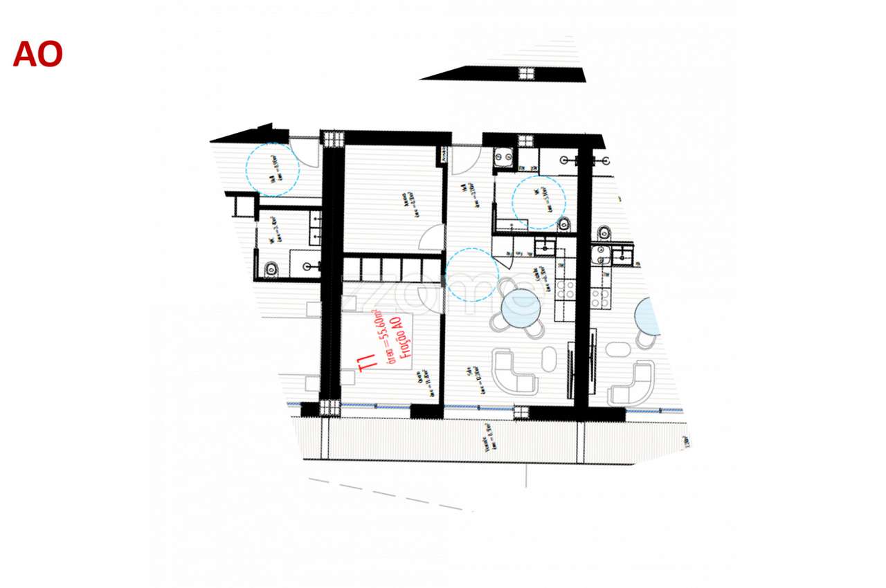 Apartamento T1+1 c/ Varanda, Freamunde, Paços de Ferreira (Fração A... - Grande imagem: 4/17