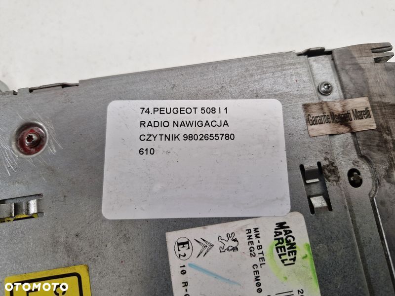 peugeot 508 i 1 radio nawigacja czytnik 9802655780 - 5