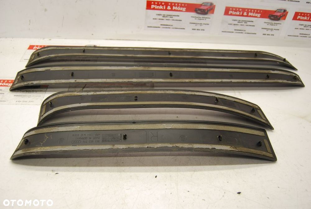 NAKŁADKI LISTWY PROGOWE 4SZT. AUDI A4 B6 B7 EXEO 8E0853373 8E0853373N - 2