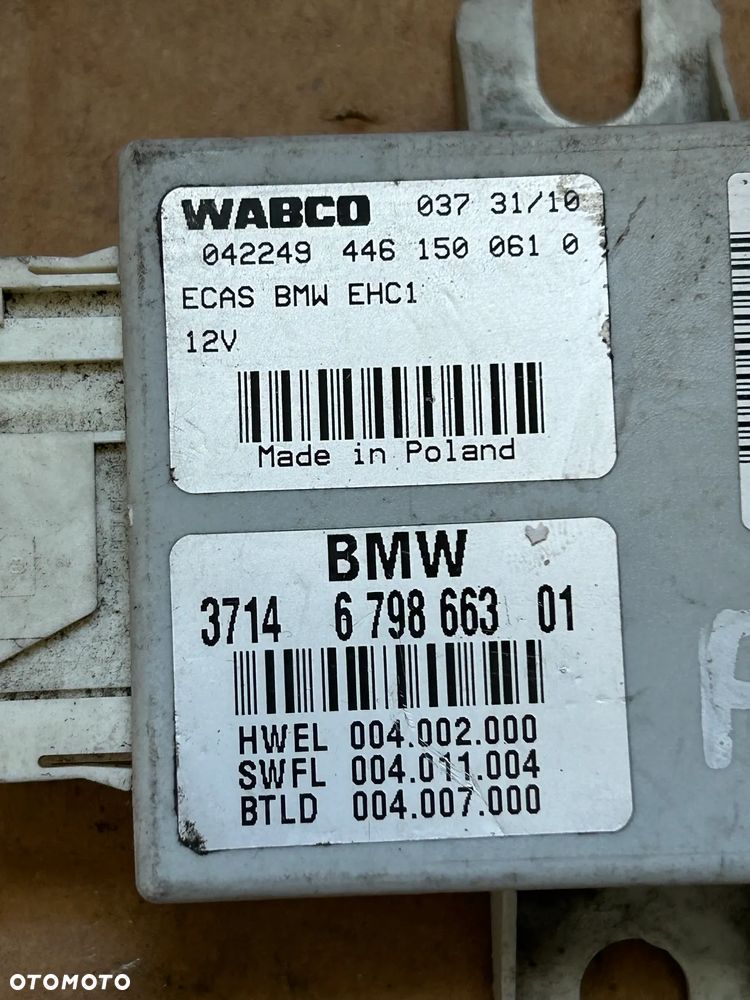 MODUŁ STEROWNIK ZAWIESZENIA NIVO BMW F11 LIFT 6798663 - 3