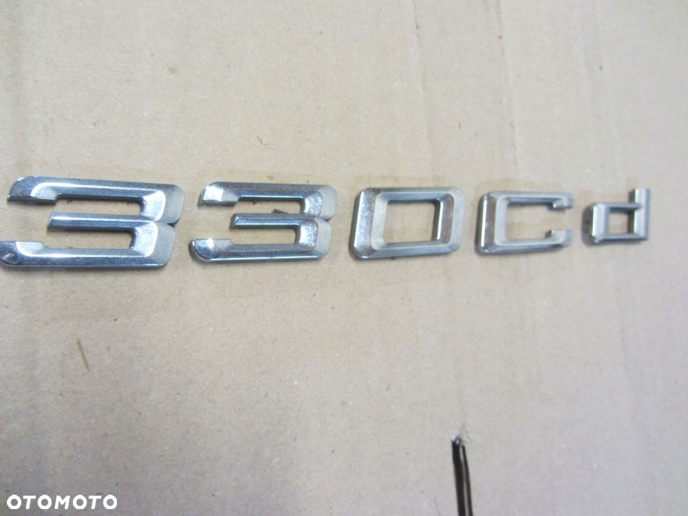 znaczek emblemat na klapę bmw e46 330 cd - 2