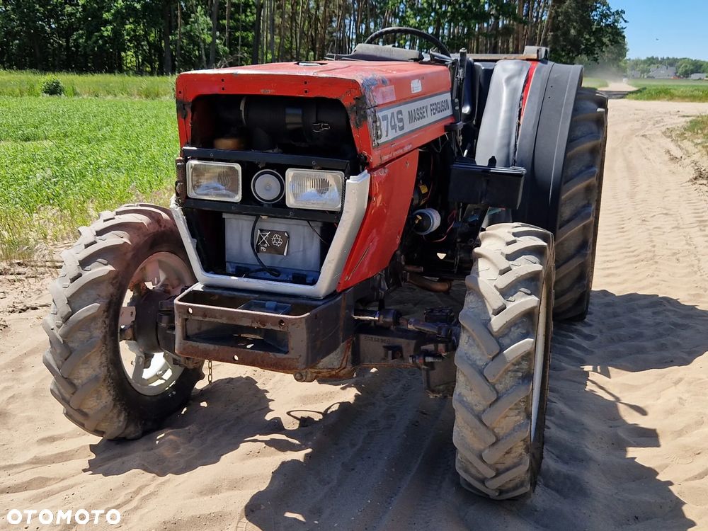 Massey Ferguson 374S 374 Bez Kabiny 70 Koni Perkins 4x4 podobny do  MF 390, Landini 7550, McCormick 745, Same Frutteto 75, Lamborghini Grand Prix 75, Deutz Agroplus 75, New Holland TN75F, Zetor 7245 - 3