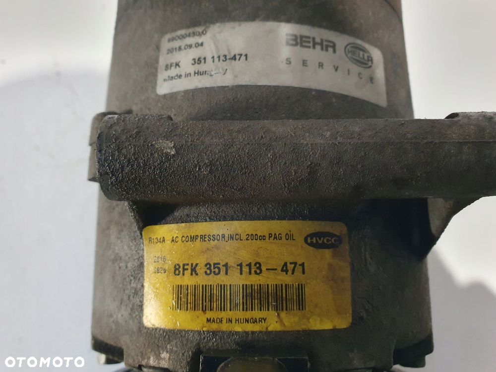 SPRĘŻARKA KLIMATYZACJI Ford C-Max Focus MK2 1.8 16V 8FK351113-471 - 2