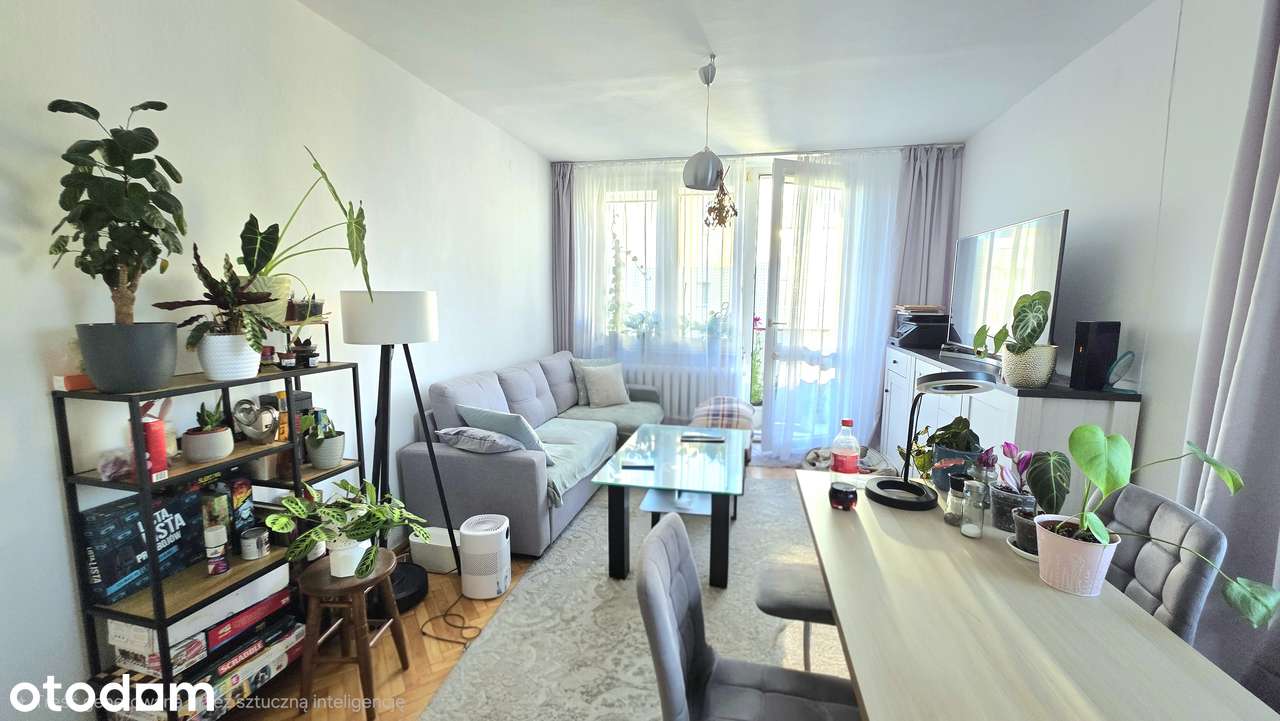 3 pokoje, oddzielna jasna kuchnia, balkon, piwnica na Mokotowie