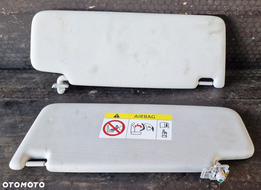 OSŁONA PRZECIWSŁONECZNA PRAWA LEWA KOMPLET 5G0857551 5G0857552 SKODA OCTAVIA III - 4