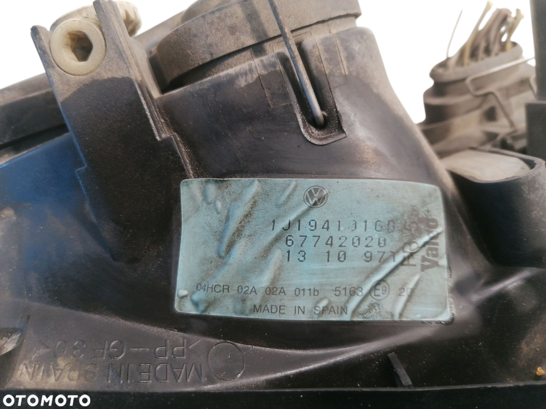LAMPA PRAWA PRZEDNIA PRZÓD VW GOLF IV 1J1941016B - 3