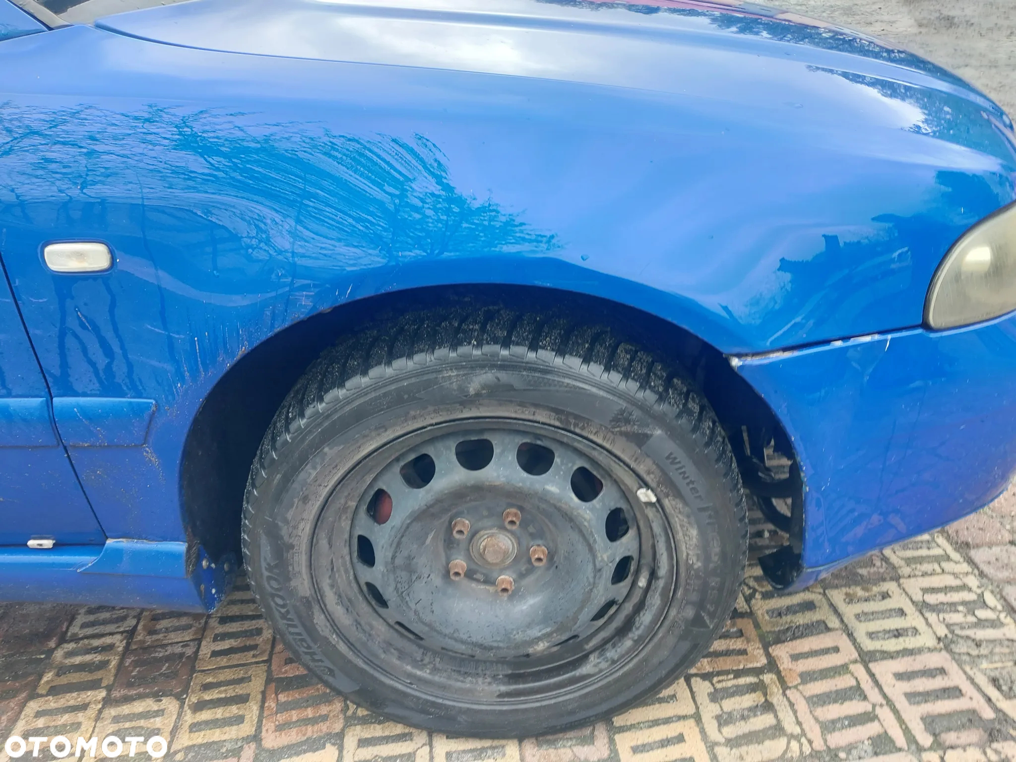 Przód Kompletny Audi A4 B5 Lift FL kolor LZ5M maska zderzak grill atrapa chłodnica wzmocnienie pas przedni halogen błotnik KOMPLET do założenia po dzwonie - 4