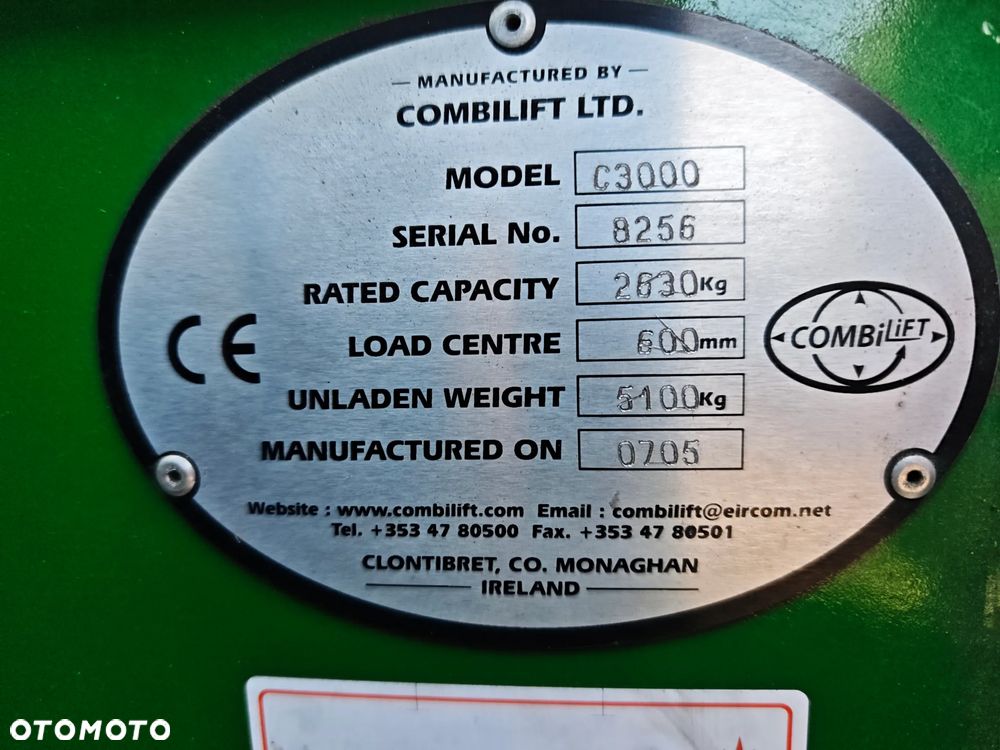 Combilift CZTEROKIERUNKOWY - WIELOKIERUNKOWY | COMBILIFT C3000 | GAS | TRIPLEX 5550MM - 9