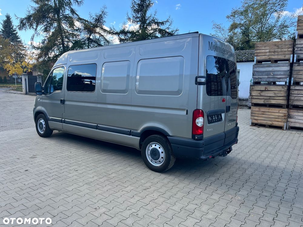 Opel Movano / L3H2 / Master / 2.5 D / 145 KM / brygadówka / doka / 6 osób / klima / WEBASTO / z Niemiec / Super stan - 10