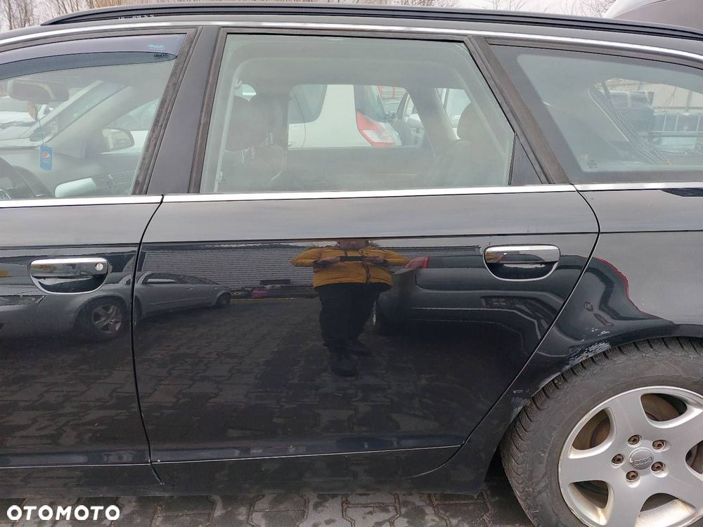 DRZWI KOMPLETNE LEWY TYŁ AUDI A6 C6 LZ9Y 04-08r KOMBI - 1