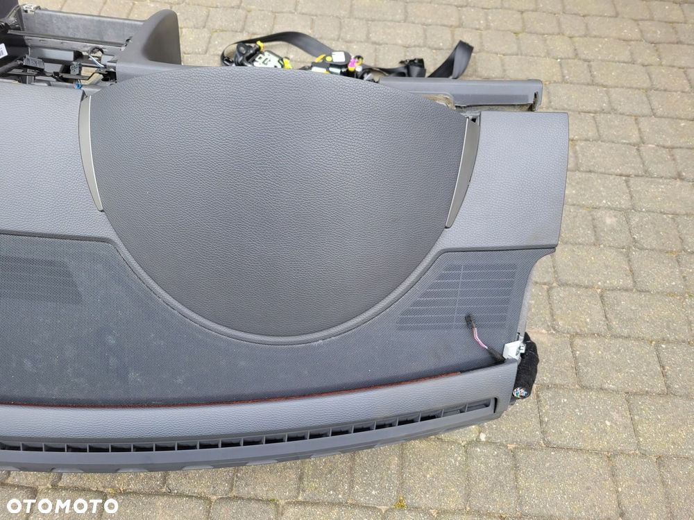 VW PHAETON II DESKA KONSOLA PODUSZKI PASY AIRBAG ANTHRAZIT ORYGINAŁ - 12