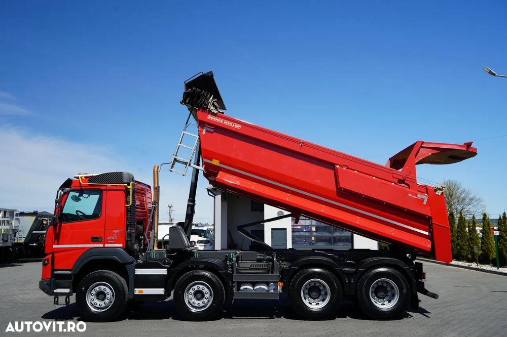 Volvo FMX 460 / 8x4 / BASCULATOR SPATE / I-SHIFT / EURO 6 / - 4