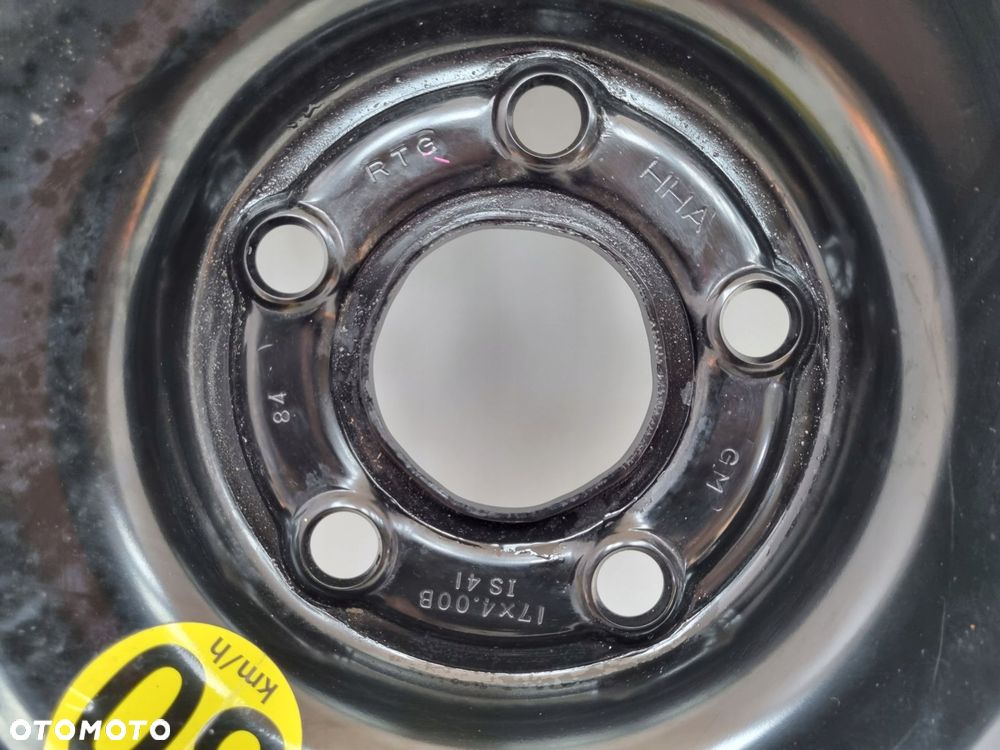 KOŁO DOJAZDOWE Opel Insignia A 125/70 R17 5x120 17X4.00B IS41 Jak nowa - 3