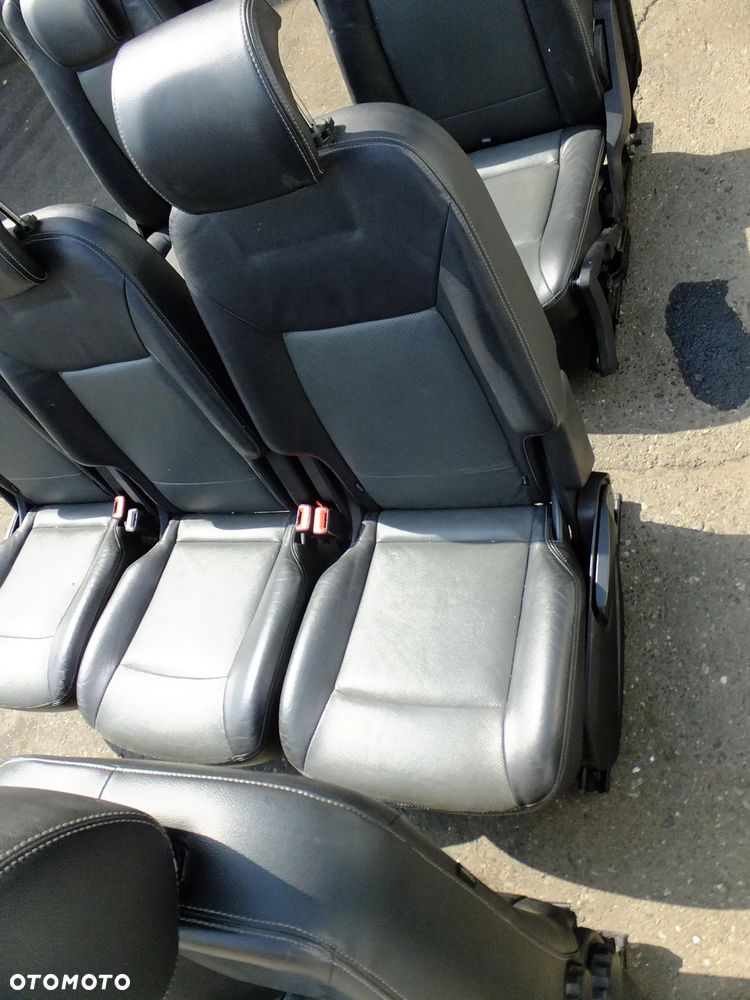 fotel kierowcy fotele komplet skóra 7 miejsc ford galaxy mk2 2008r - 7