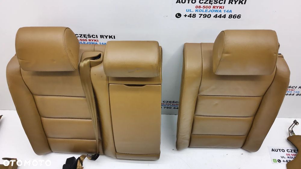 Audi A6 C6 Sedan Kanapa Oparcie Boczki Pasy Brąz - 7