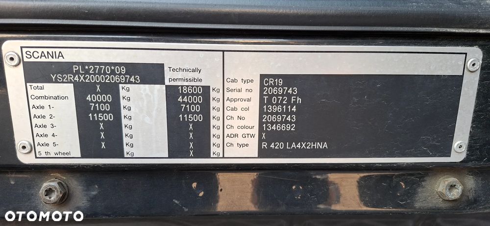 Scania R420 LA 4x2 HNA Highline - 7
