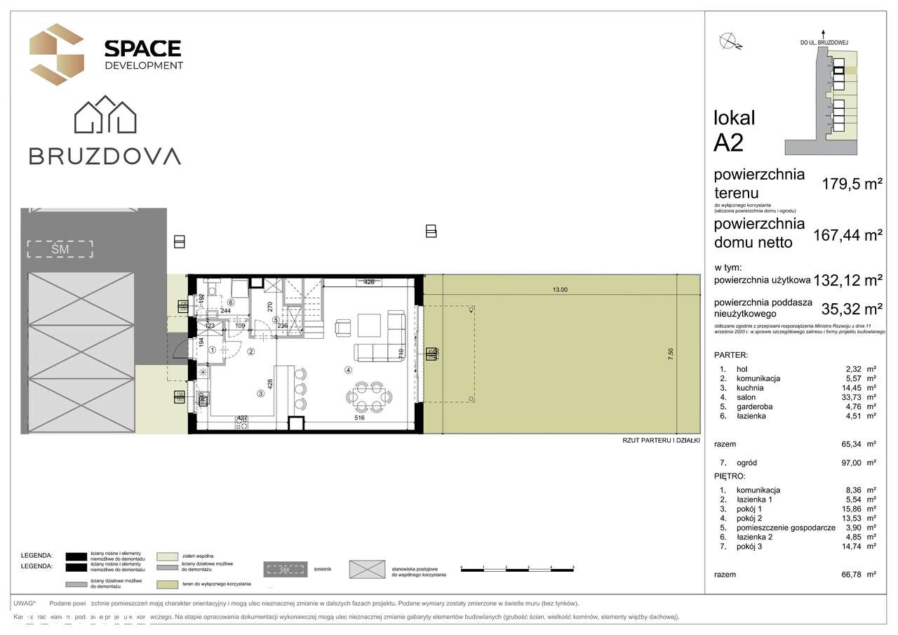 4-pokojowy dom 132m2 + ogródek Bez Prowizji - Pełny obrazek: 2/7