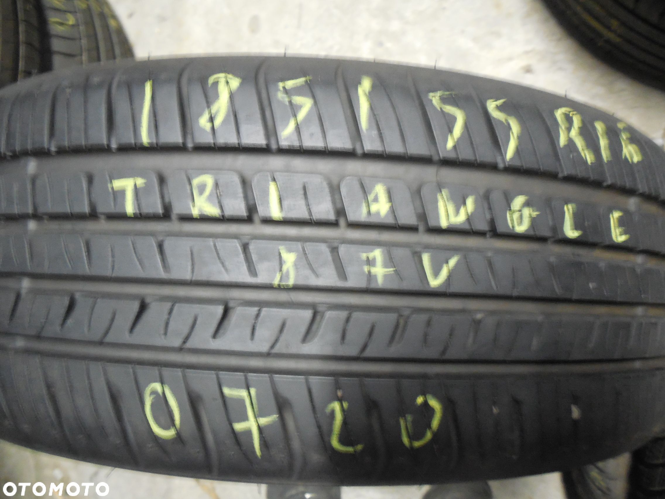 OPONA POJEDYNKA 185/55R16 TRIANGLE ADVAN TEX TC101 DOT 0720 7.9MM - 1