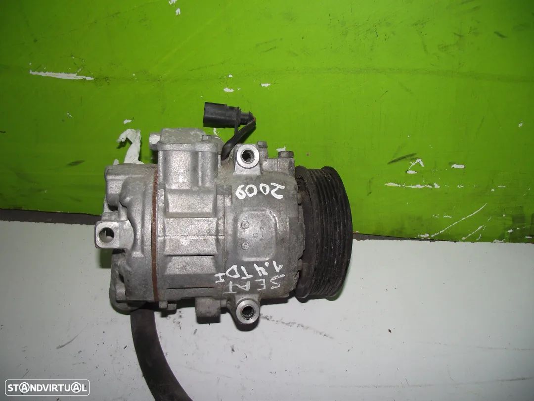 Compressor de Ar Condicionado Volkswagen Polo / Seat Ibiza 1.4 Tdi  - 2009 / 2014 - CAC101 - 1