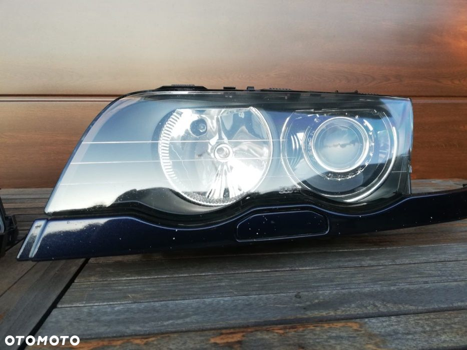 Lampy Xenon BMW E46 sedan przedlift europa, spryskiwacze,listwy KOLORY - 4