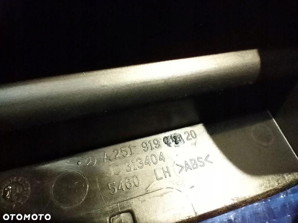 OSŁONA ZAŚLEPKA SZYNY PROWADNICY PODŁOGI FOTELA LEWY PRZÓD KOMPLET A2519191920 A2519190120 A2519190720 A2519190320 MERCEDES W251 - 10