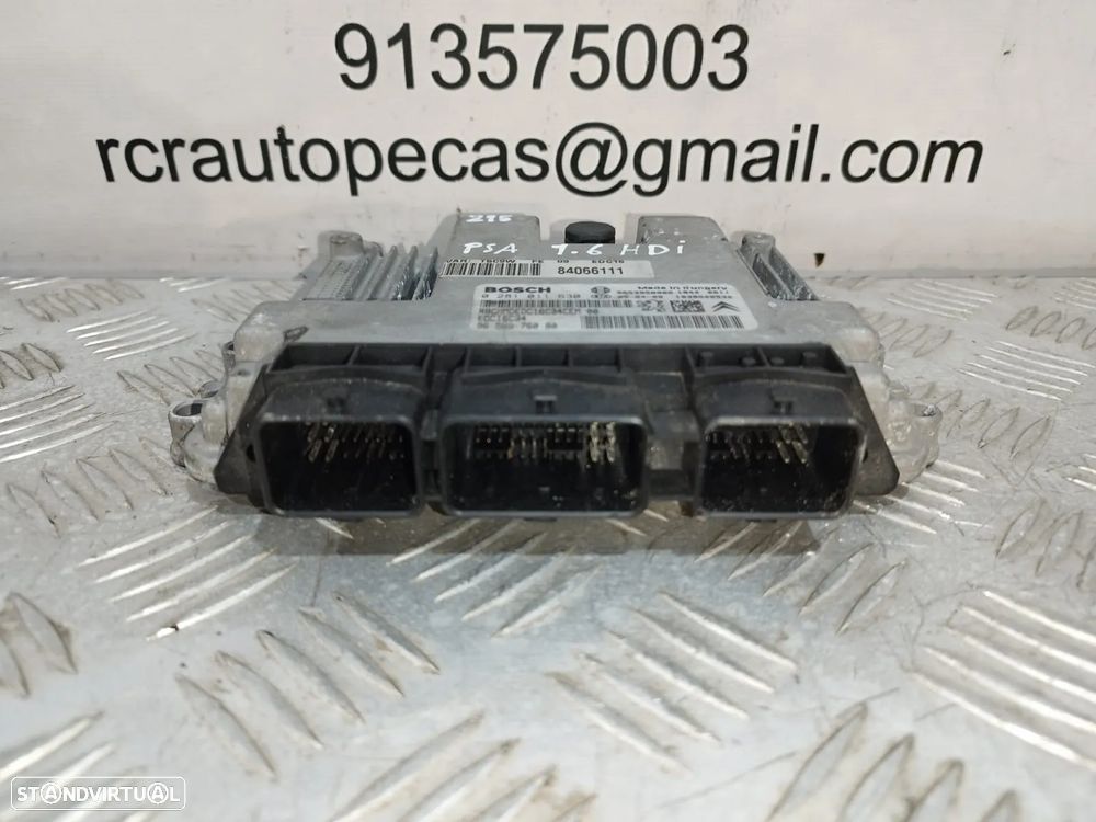 Centralina ECU motor Bosch Citroen C4 PSA 1.6 HDI - 3