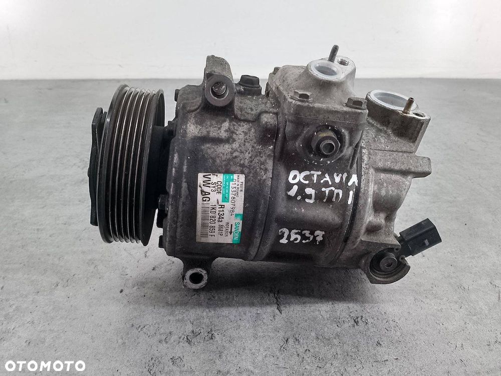 POMPA, SPRĘŻARKA KLIMATYZACJI SKODA OCTAVIA II 1K0820859F PXE16 1.9 TDI - 1
