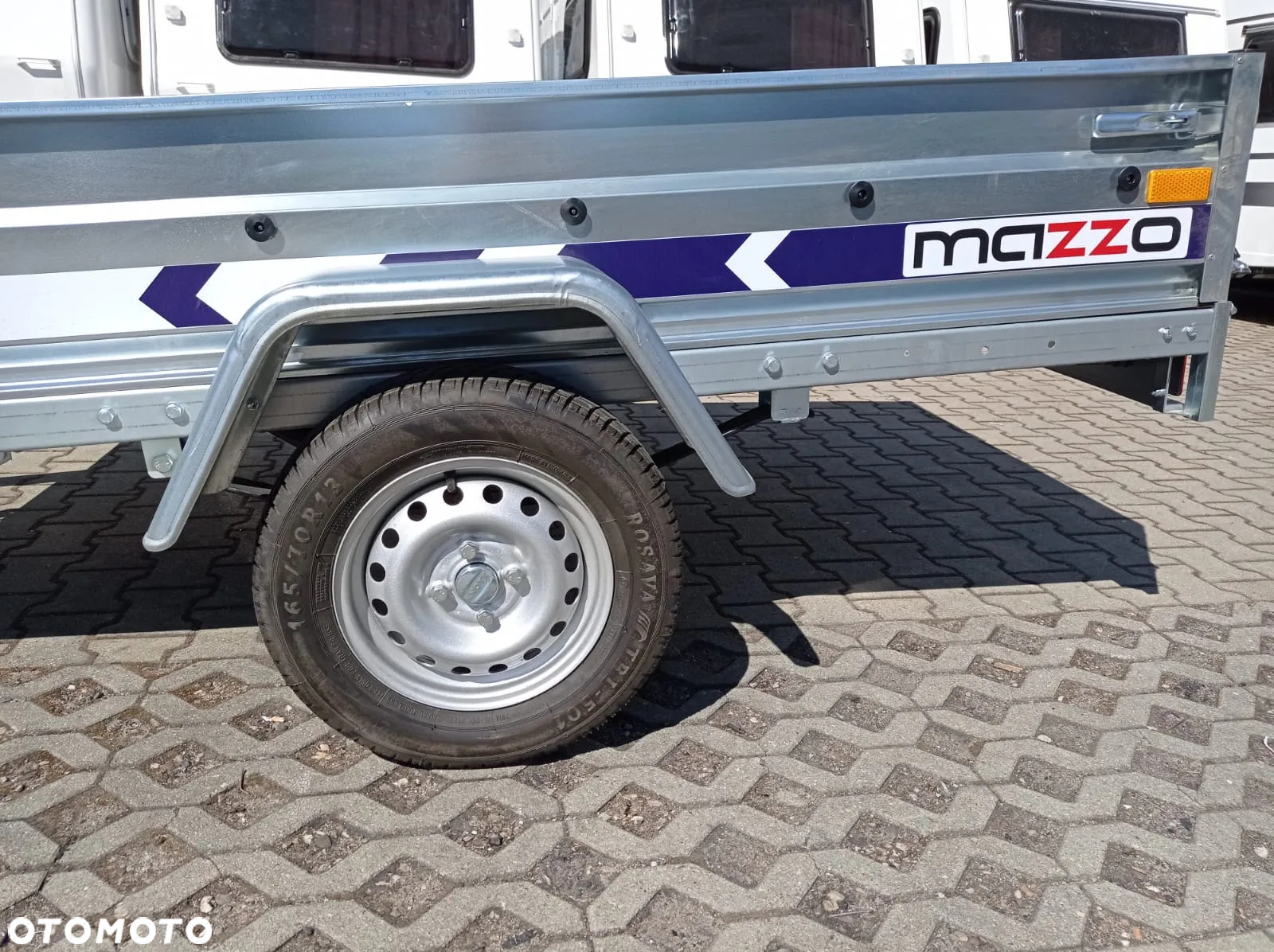 Niewiadów DOSTAWA! Przyczepka lekka wym. 232x132x35, BG7323YU UCHYLNA, resor i amortyzator! Otwierane i demontowalne burty przód/tył, kat.B - 19