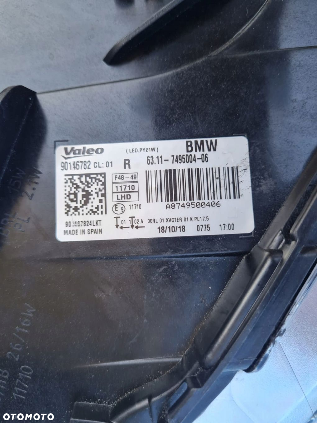 BMW X1 F48 Lampy przód Full Led Dynamic 7472219-02 7495004-06 OKAZJA - 15