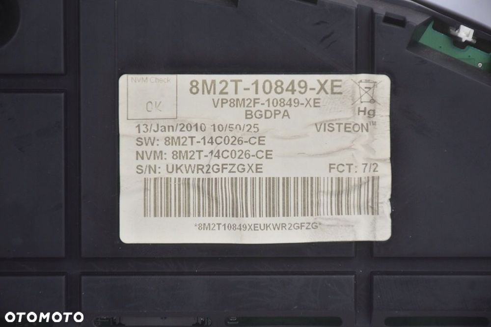 licznik ford mondeo mk4 s-max mk1 galaxy mk3 uk 8m2t-10849-xe - 4