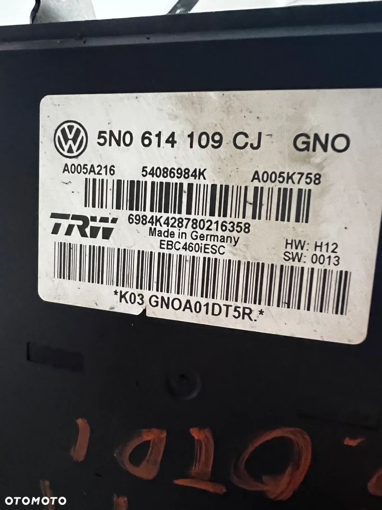 POMPA STEROWNIK ABS AUDI Q3 VW  TIGUAN  5N0614109CF - 3