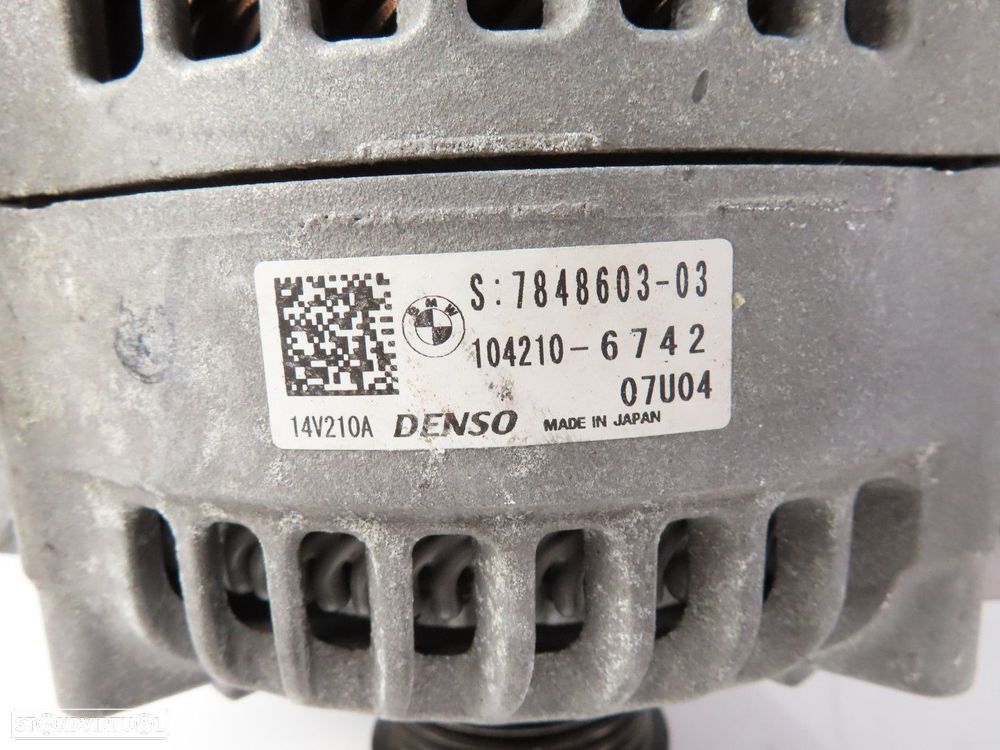 Alternador 210A Usado / Original BMW 3 (F30, F80)/BMW 4 Coupe (F32, F82)/BMW 2 C... - 5