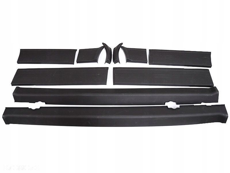 Progi Nakładki Listwy plastik Sport M-pakiet M-tech II Mtech 2 Bmw 3 e30 - 4