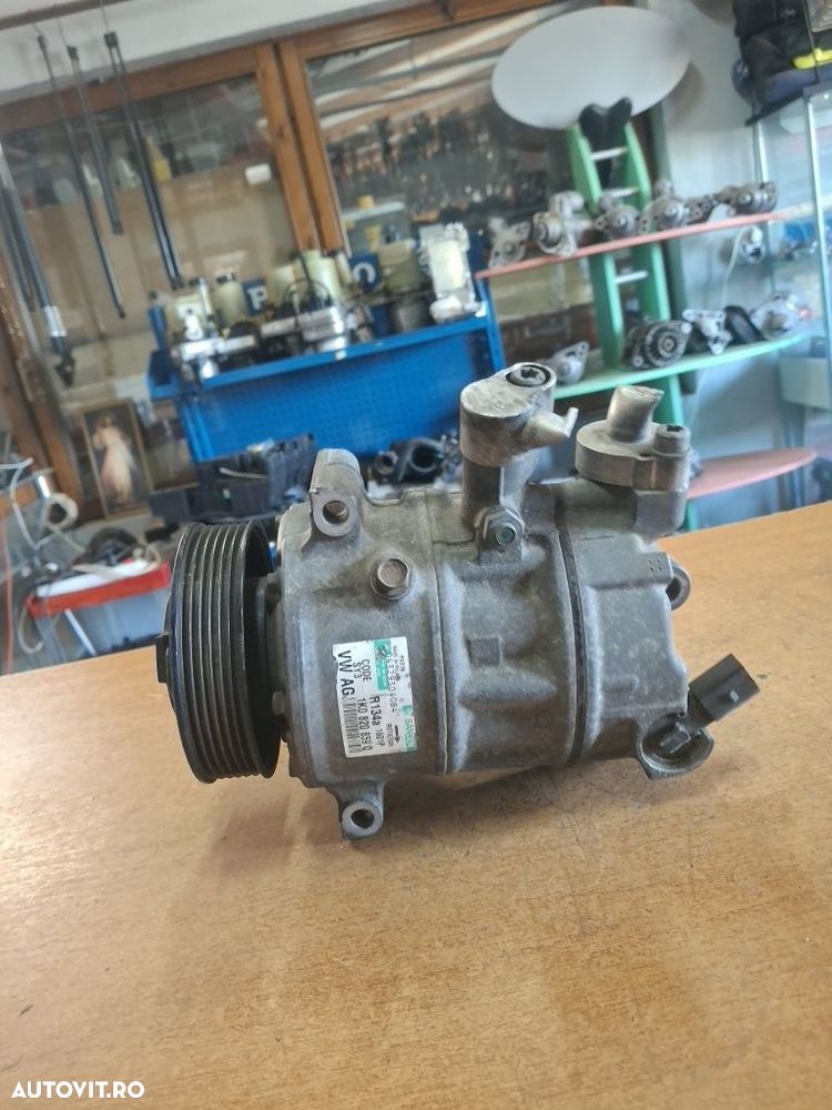 Compresor aer condiționat Vw Golf 5 Leon Audi A3 8p 1.9 tdi BMM BLS - 2