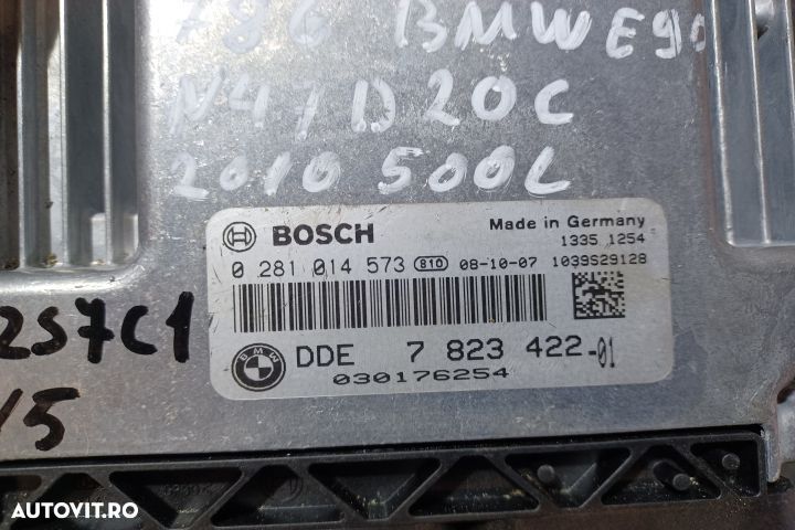 Calculator motor ECU 0281014573 0281014573 BMW Seria 3 E90 [2004 - 20 - 3