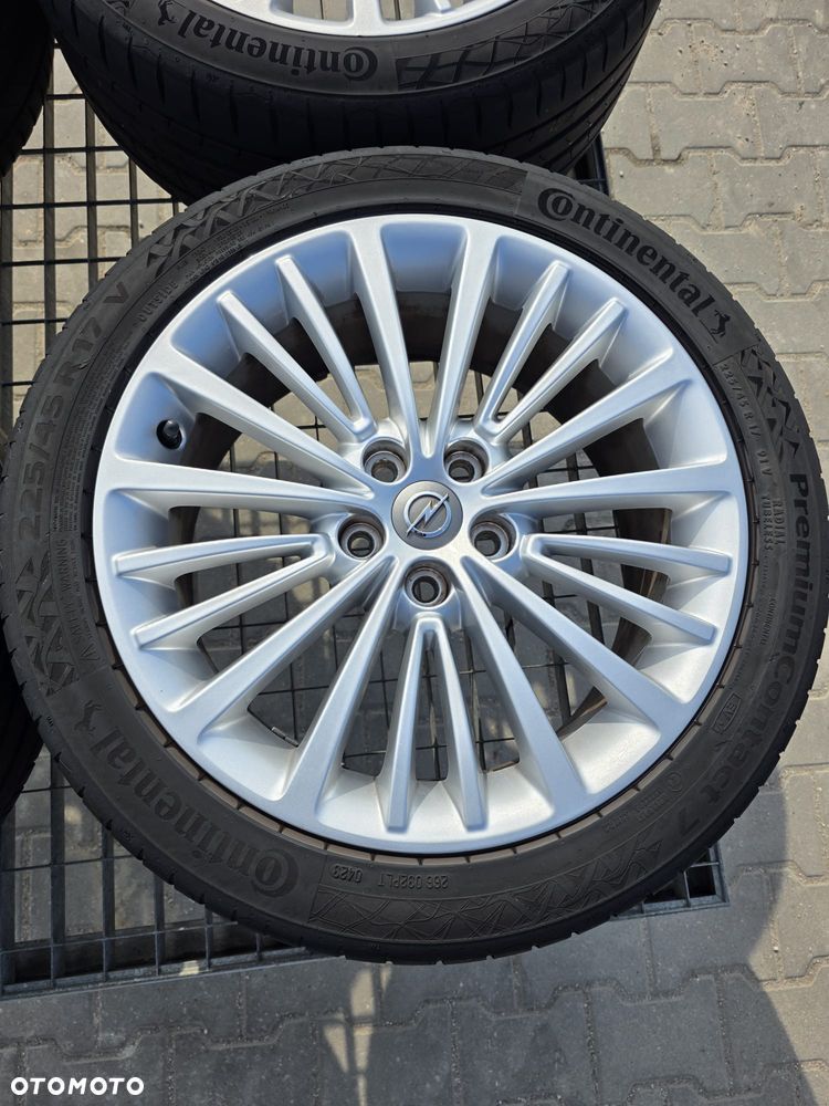 Astra k mokka astra j 5x105 r17 Opony 225/45 r17 2x michelin 21r 2x continental 23r czujniki tpms w komplecie - 4