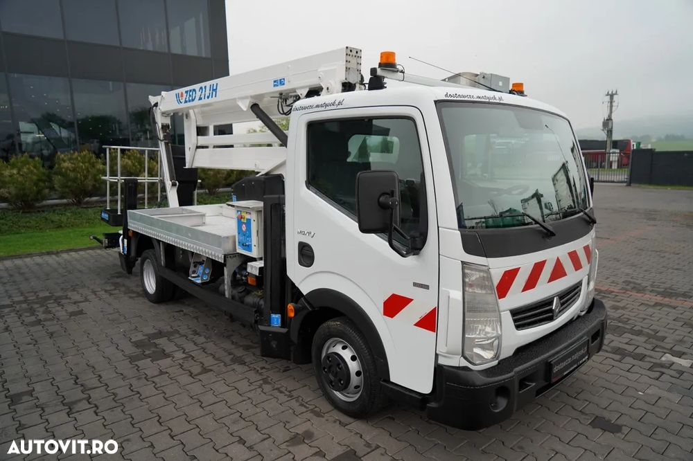 Renault MAXITY 120 DXI / ELEVATOR DE 21 DE METRI / ELEVATOR DE BASEBALL ZED 21JH / COȘ PENTRU 2 PERSOANE - 300 KG / - 11
