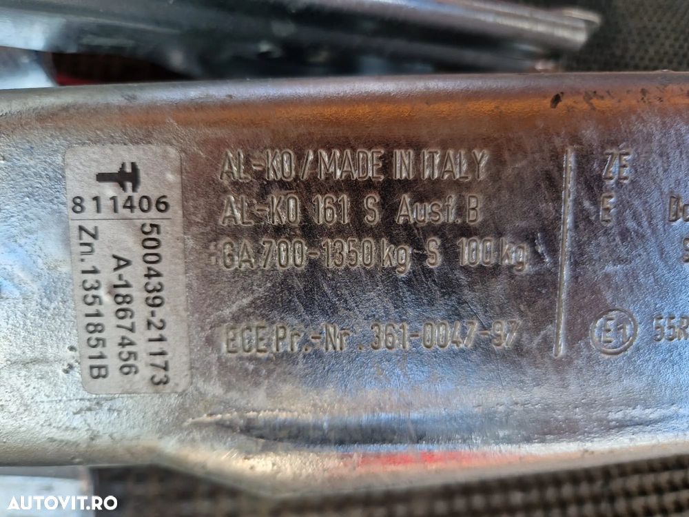 161S ALKO Sistem de franare 1350 kg, protap in V, frana inertiala - 4