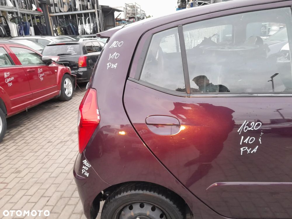 HYUNDAI I10 BŁOTNIK PRAWY TYLNY PRAWY TYŁ KOLOR: PXA - 1