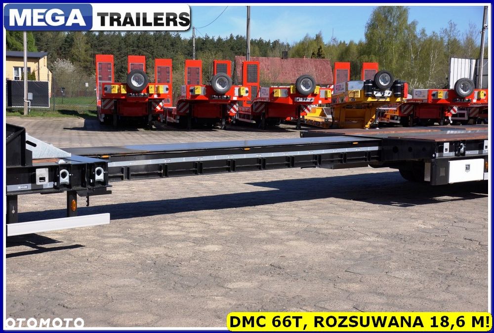 Inny Niska podłoga DMC 66,0 TON, ROZCIĄGANA 18,60 M - pod KONTENERY !!! - 24