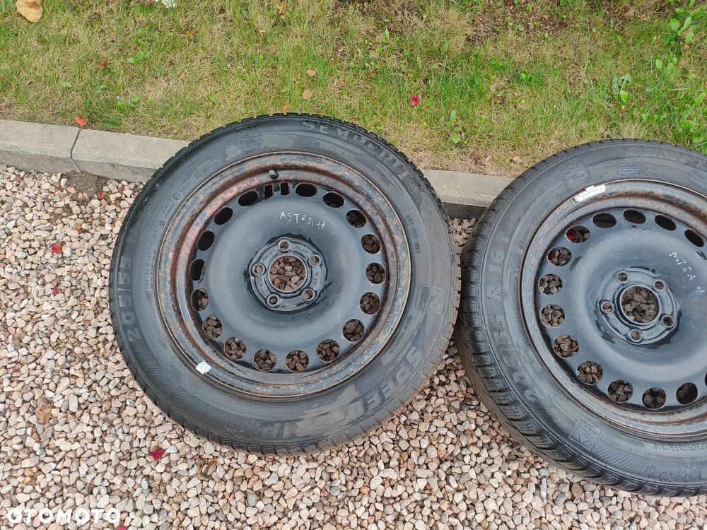 Opel Astra H Zafira B FELGA STALOWA R16 ET37 5X110 - 8