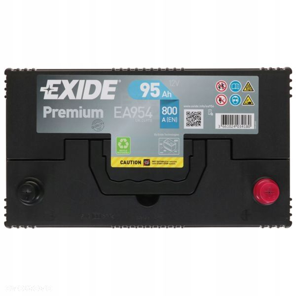 Akumulator Exide EFB 95Ah 8000A EL954 STARTSTOP P - 5