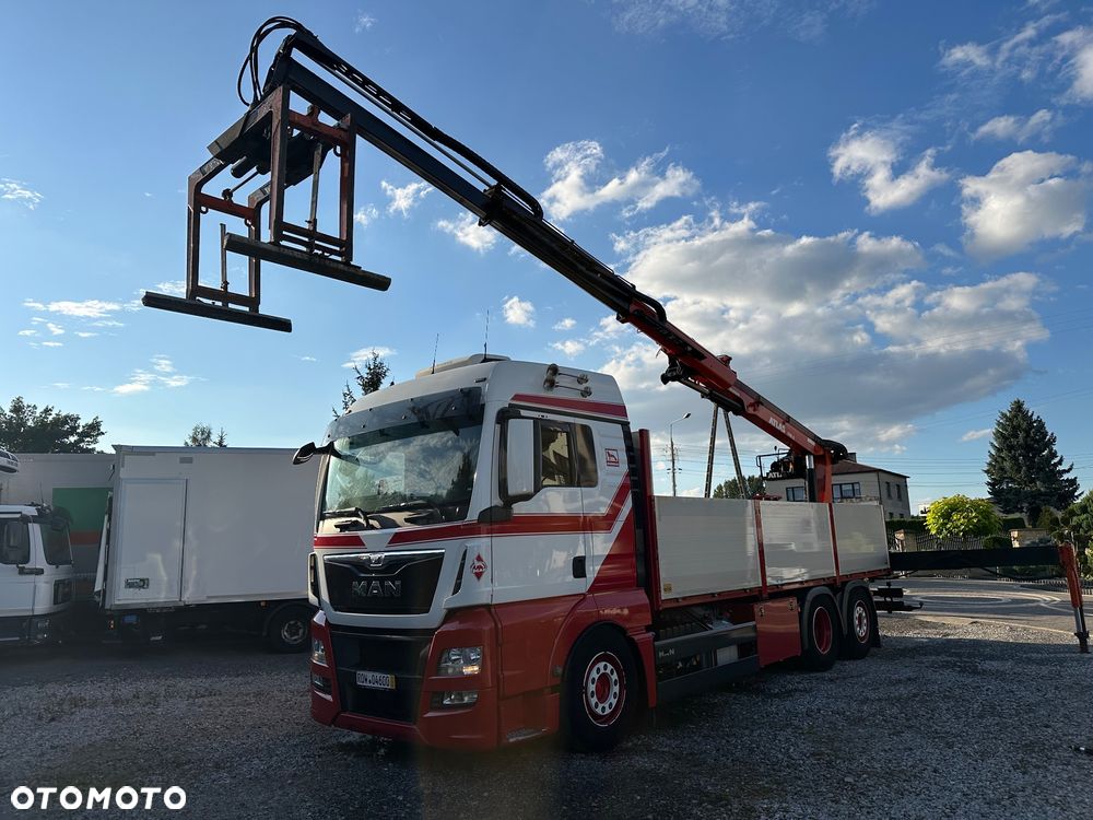 MAN TGX 480 HDS z Niemiec 600tkm 2017r skręta os skóry klima full air - 35