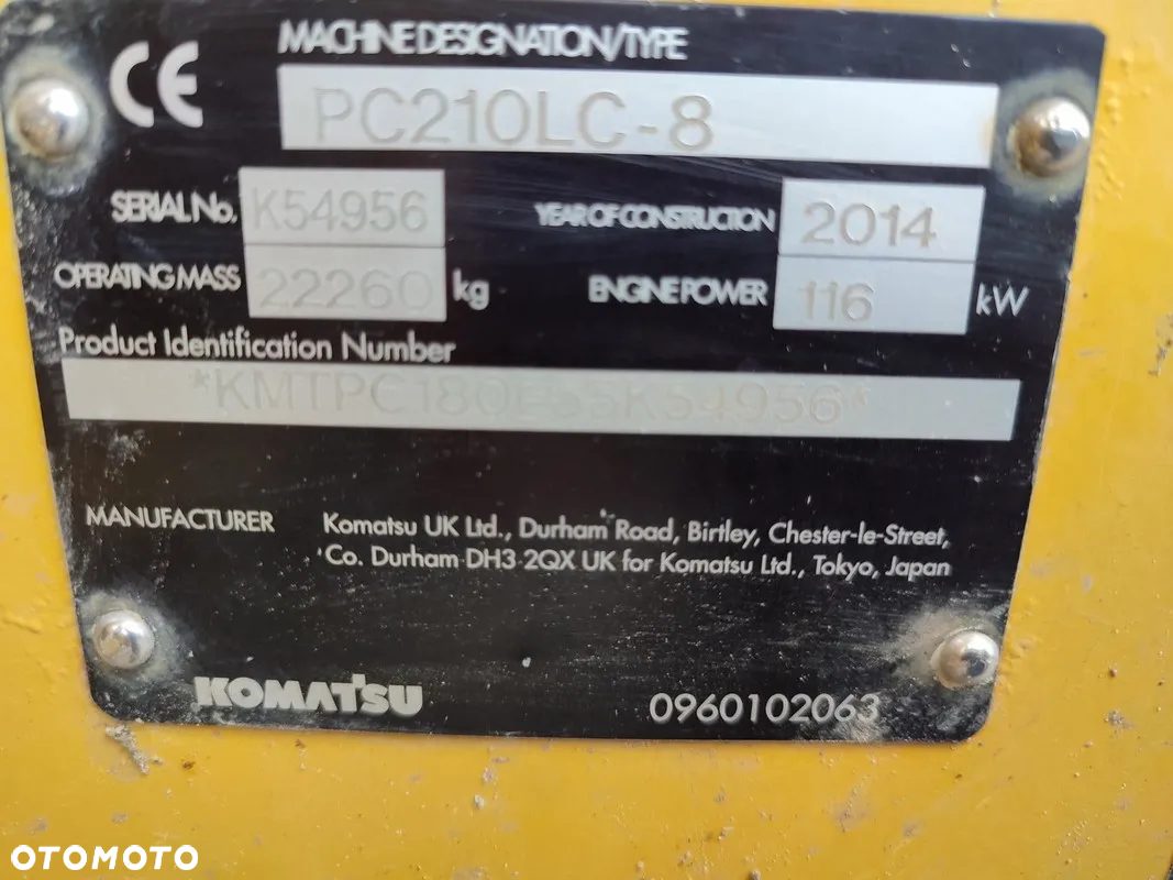 Komatsu PC 210 LC-8 - 32
