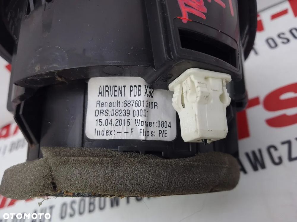 kratka nawiewu konsoli vivaro b trafic iii talento 687601310r - 3