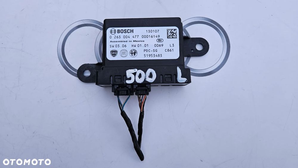FIAT 500L Moduł czujników parkowania PDC Sterownik PDC 51953483 - 1