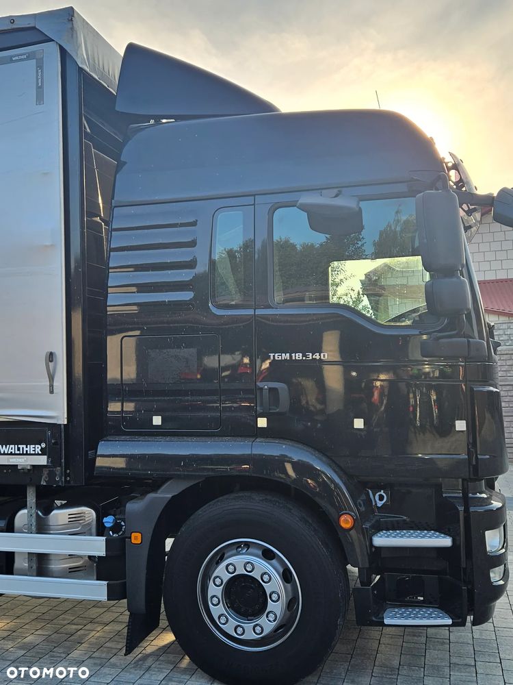 MAN TGM 18.340 / FIRANKA / NISKI PRZEBIEG  / 18EURO PALET / SPROWADZONY /  10 TON ŁADOWNOŚĆ  / E6 / LIFT / AUTOMAT / WINDA / - 6