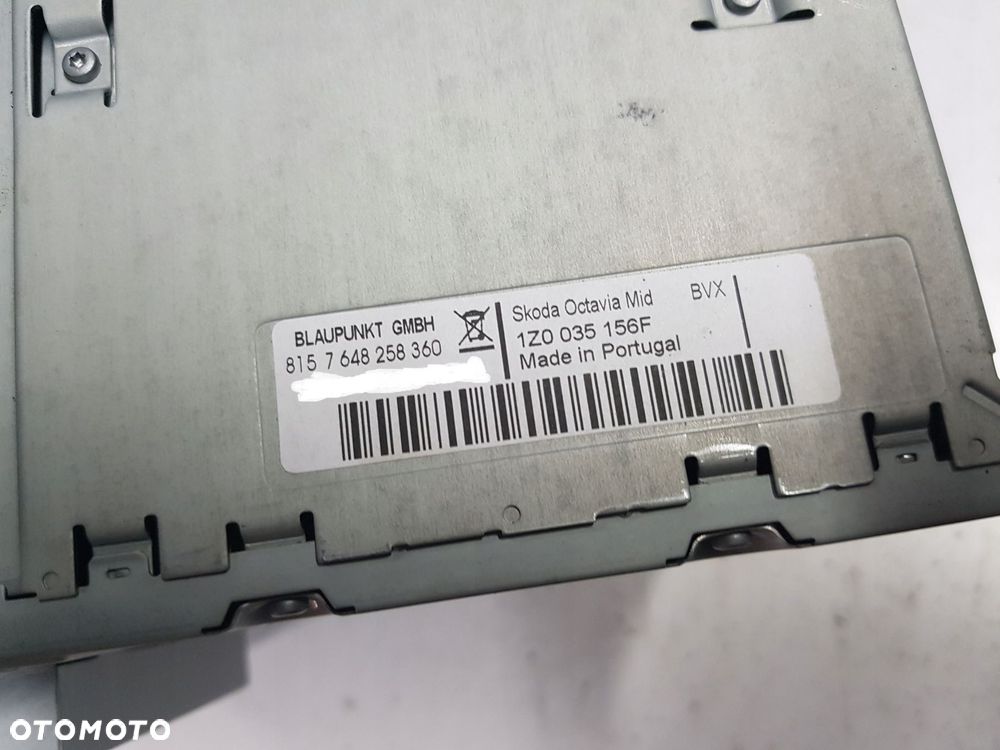 SKODA YETI 5L 09-13r RADIO CD MP3 BOLERO 1Z0035156F - 6